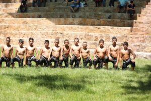 MUĞLA (AA) – Muğla'nın Bodrum ilçesinde düzenlenen Bodrum Yağlı Güreşleri'nde