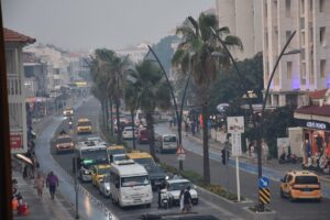 MUĞLA (AA) – Muğla'nın Marmaris ilçesinde devam eden orman yangınının,