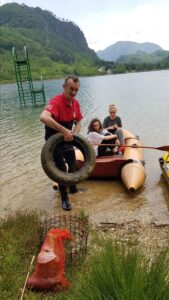 SARAYBOSNA (AA) – Bosna Hersekli çevreci dalgıçlar, Konjic şehri yakınlarındaki