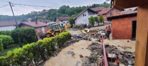 CELİC (AA) – Bosna Hersek'te etkisini sürdüren şiddetli yağış sonucu