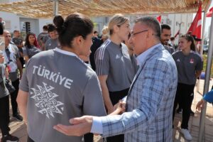 ORAN (AA) – Cumhurbaşkanı Yardımcısı Fuat Oktay, Akdeniz Oyunları'na katılan