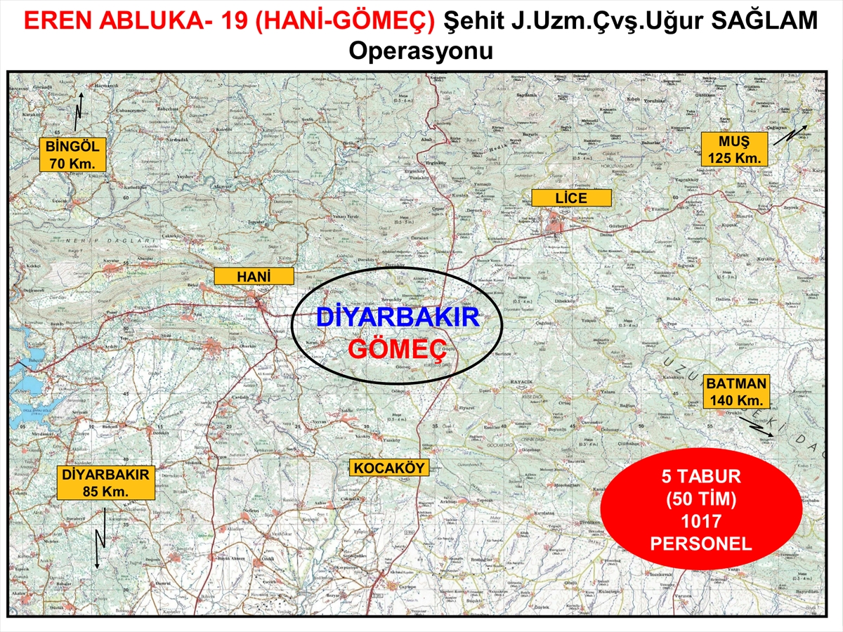 Diyarbakır'da Eren Abluka-19 Narko Terör Operasyonu başlatıldı