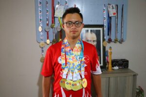 TEKİRDAĞ (AA) – MESUT KARADUMAN – Down sendromlu milli sporcu