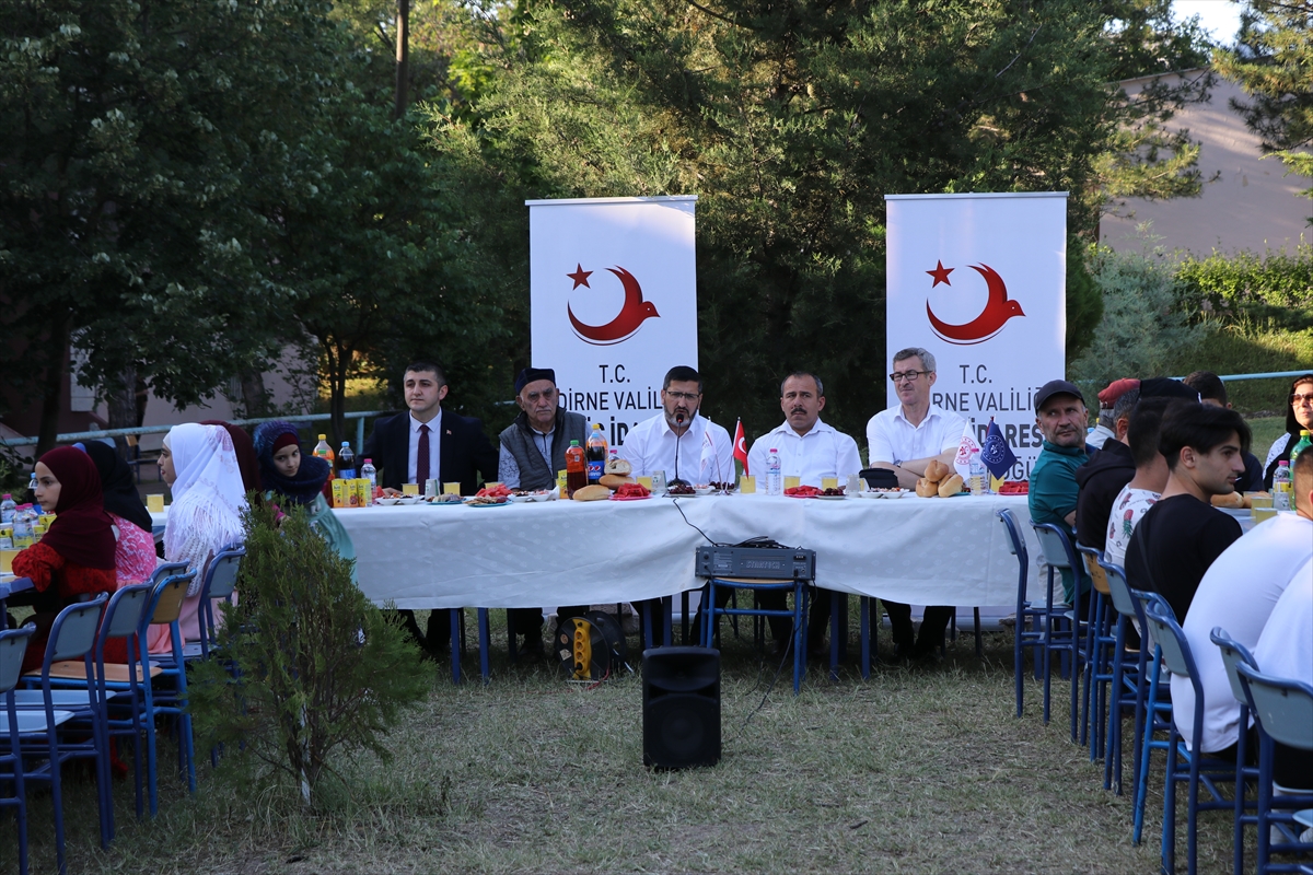 Edirne'de misafir edilen Ahıska Türkleri mevlit okuttu