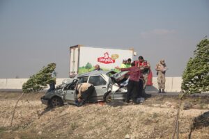 HATAY (AA) – Hatay'ın Kırıkhan ilçesinde 7 aracın karıştığı zincirleme