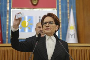 TBMM (AA) – İYİ Parti Genel Başkanı Meral Akşener, Basın