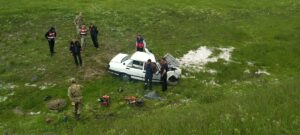 KARS (AA) – Kars'ta iki otomobilin çarpışması sonucu 1 kişi