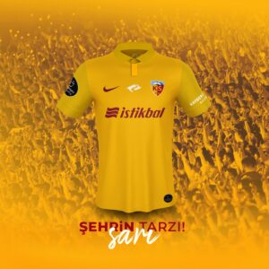 KAYSERİ (AA) – Yukatel Kayserispor, yeni sezonda kullanacağı sarı formalarda