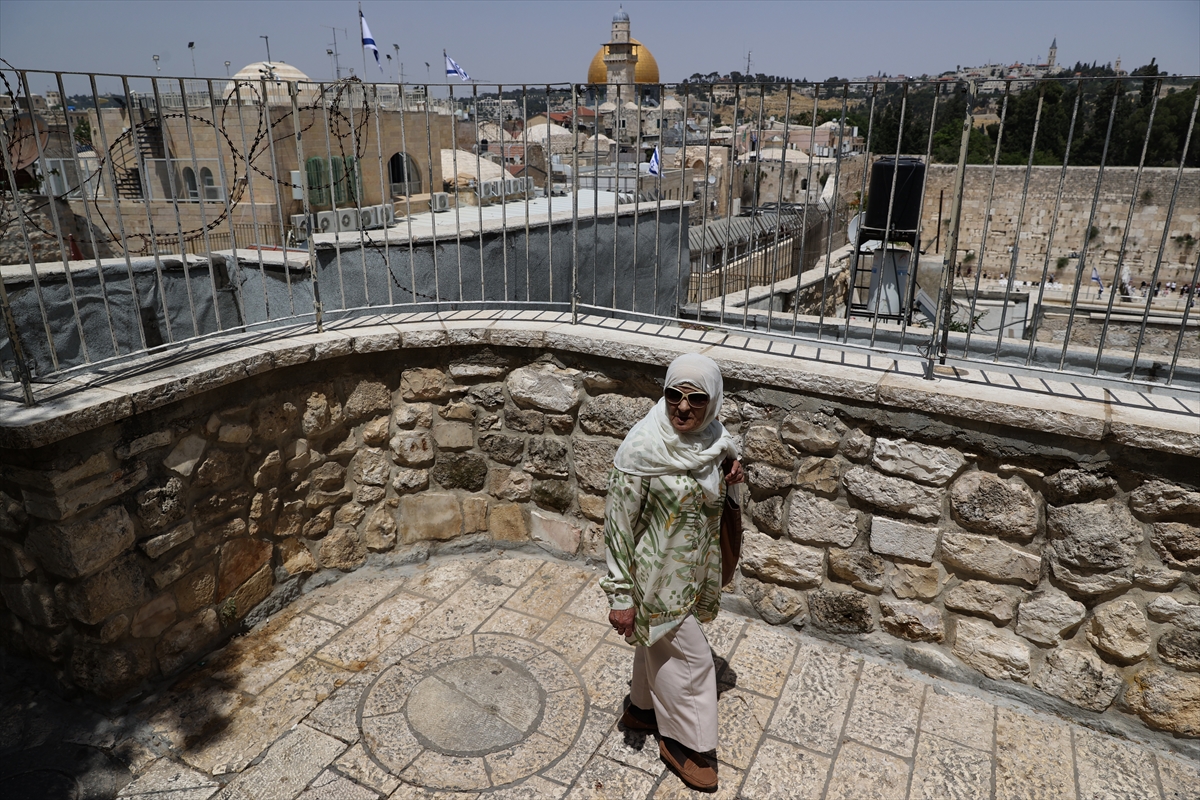 Kudüs'te İsrail'in yıktığı Meğaribe Mahallesi Filistinlilerin hatıralarında yaşıyor