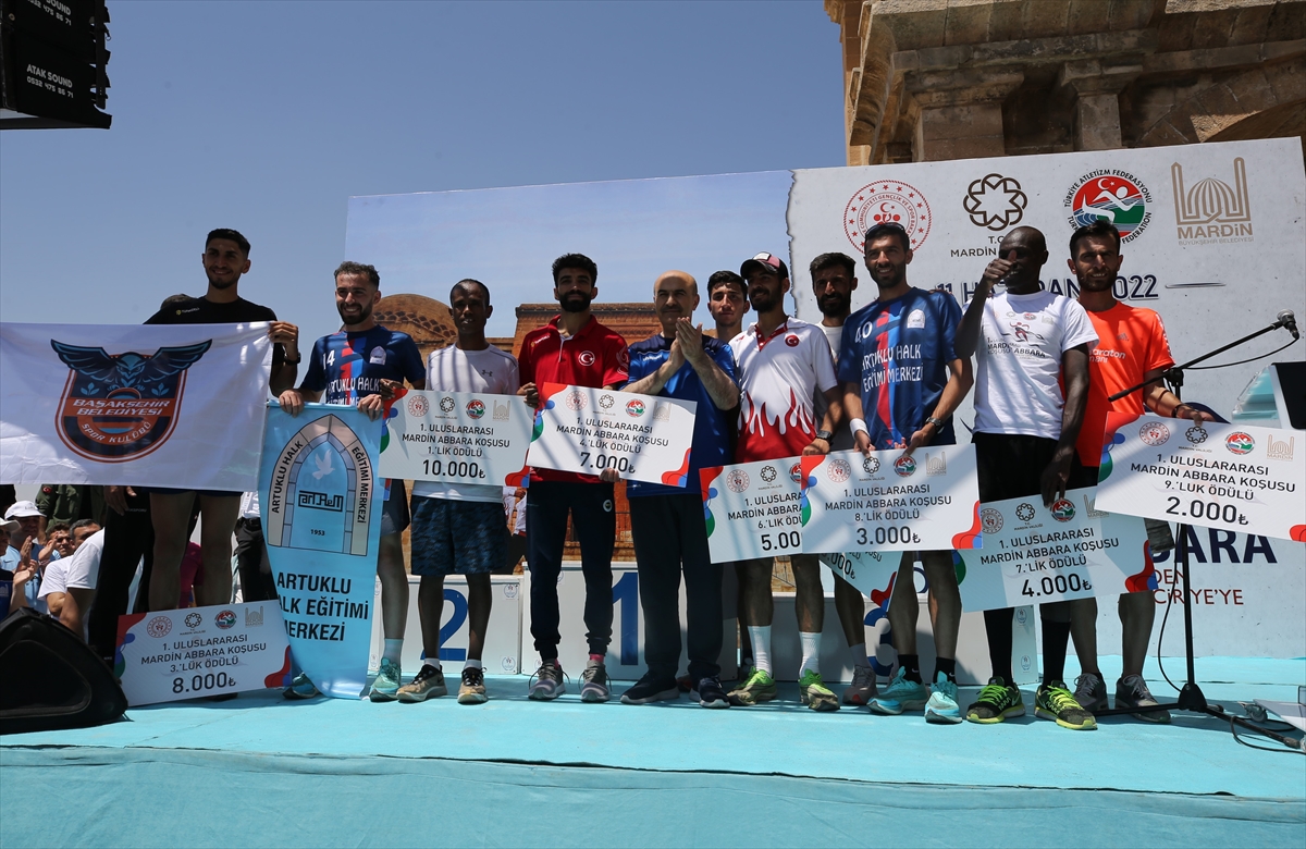 Mardin'de 1. Uluslararası Mardin Abbara Koşusu yapıldı