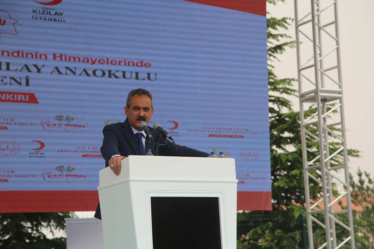 Milli Eğitim Bakanı Özer, Çankırı'da anaokulu açılışında konuştu: