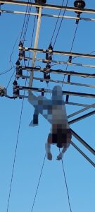 OSMANİYE (AA) – Osmaniye'de tırmandığı elektrik direğinde akıma kapılan kişi