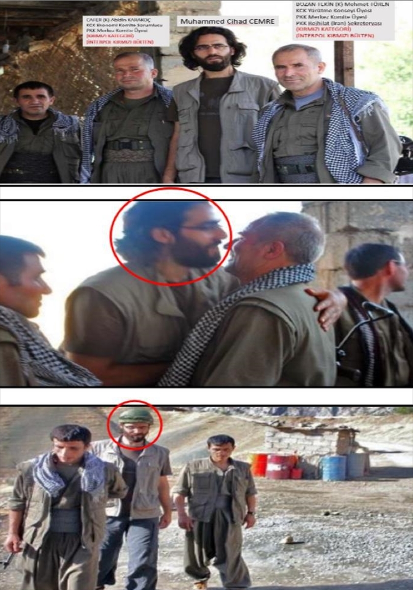 PKK'nın sözde üst düzey yöneticileriyle fotoğrafları olan şüpheli Çanakkale'de yakalandı