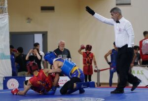 SAKARYA (AA) – Sakarya'da düzenlenen Okullar Arası Wushu Sanda Türkiye