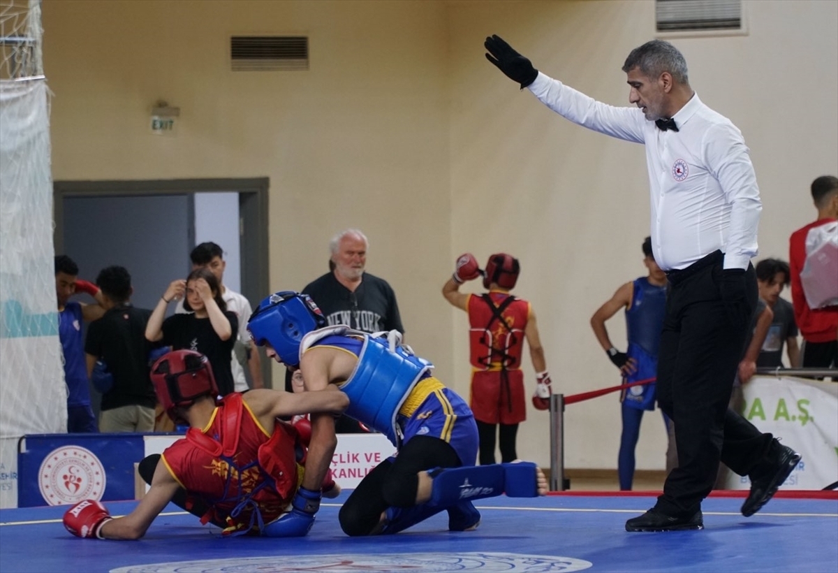 Sakarya'da Okullar Arası Wushu Sanda Türkiye Şampiyonası düzenlendi