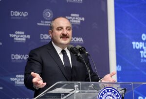 ORDU (AA) – Sanayi ve Teknoloji Bakanı Mustafa Varank, "Ordulu