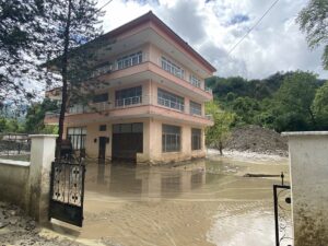 SİNOP (AA) – Sinop'ta devam eden sağanak nedeniyle Ayancık ilçesinde