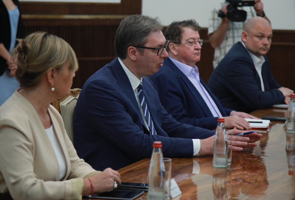 Sırbistan Cumhurbaşkanı Vucic, Rusya'nın Belgrad Büyükelçisi ile görüştü