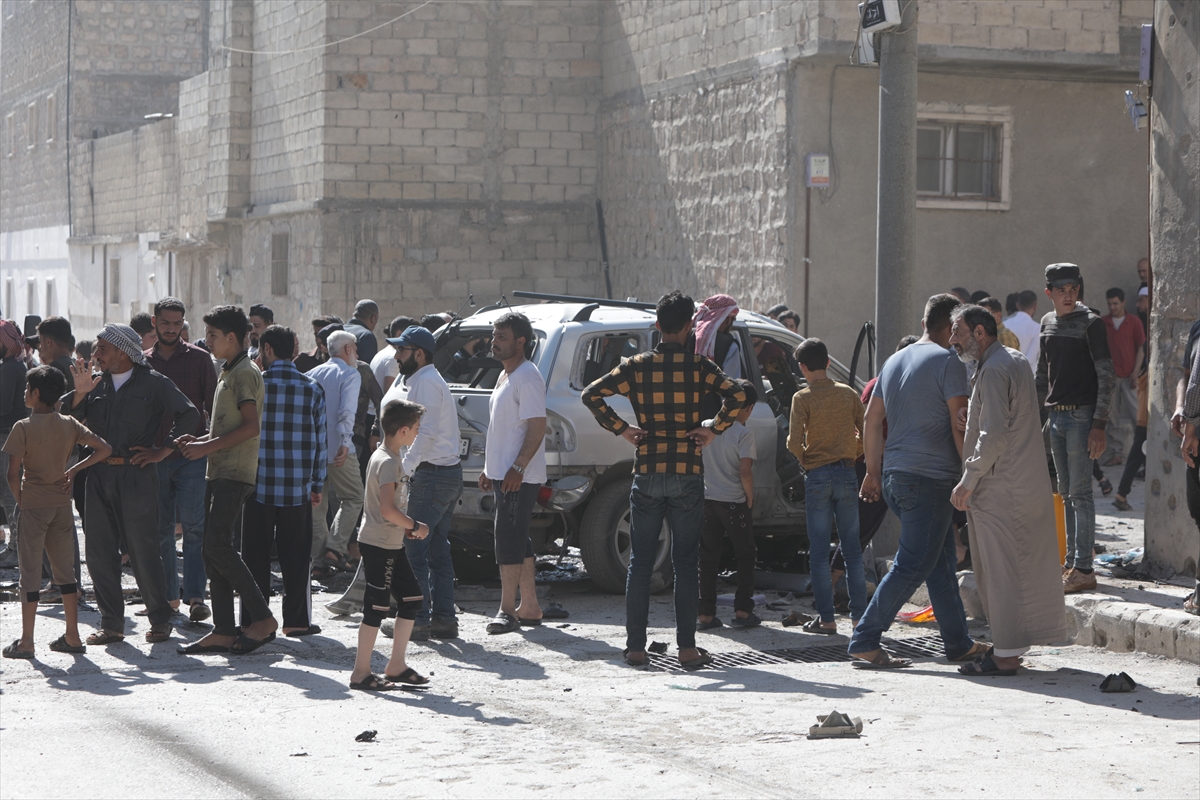 Suriye'nin Bab ilçesinde bombalı terör saldırısında 1 sivil hayatını kaybetti