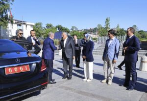 İSTANBUL (AA) – TBMM Başkanı Mustafa Şentop, Beykoz Belediyesini ziyaret