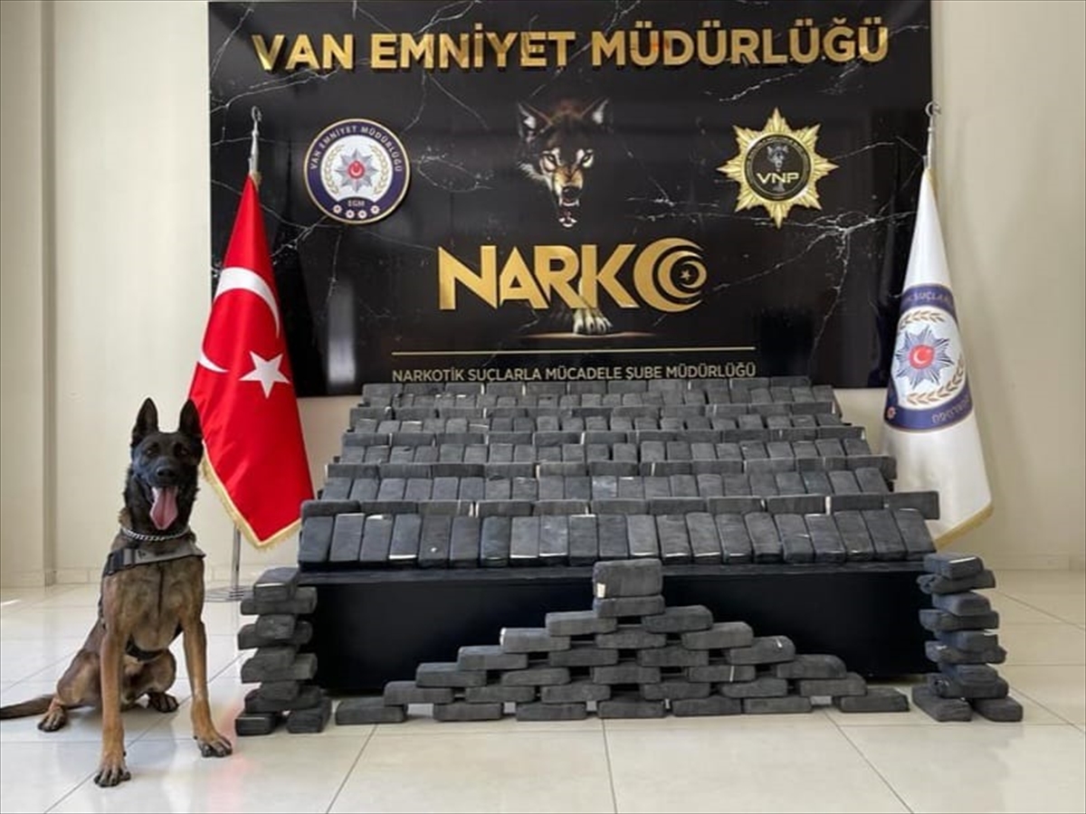 Van'da geçen hafta 115 kilo 319 gram uyuşturucu ele geçirildi