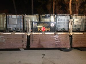 ADANA (AA) – Adana'da 43 bin 500 litre kaçak akaryakıt