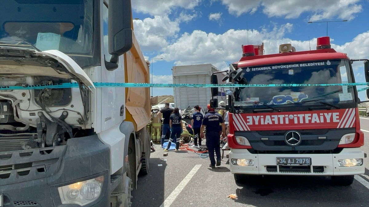 Başakşehir'deki trafik kazasında bir kişi öldü