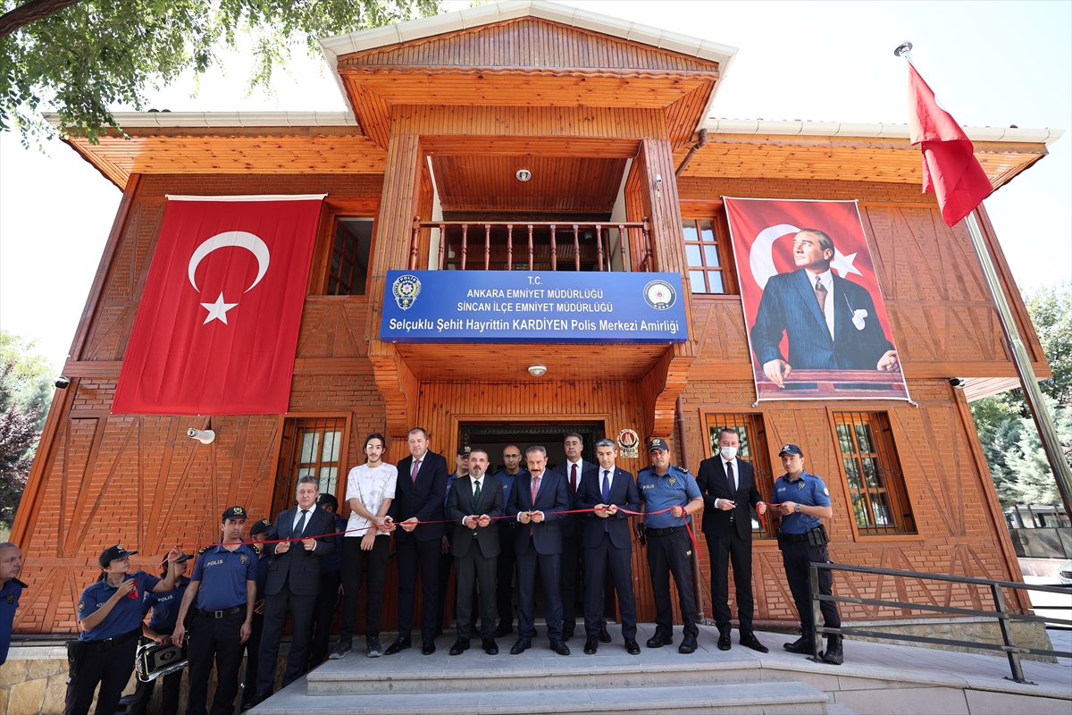 Başkentte Selçuklu Şehit Hayrittin Kardiyen Polis Merkezi hizmete açıldı