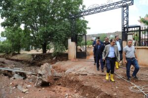 ÇANKIRI (AA) – Çankırı'da dün akşam saatlerinde etkili olan sağanak