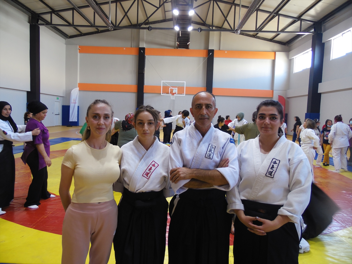 Çankırı'da kadınlara aikido eğitimi verildi