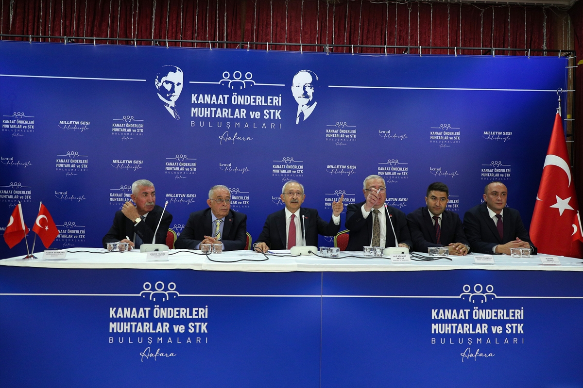 CHP Genel Başkanı Kılıçdaroğlu, kanaat önderleri ve muhtarlar buluşmasında konuştu: