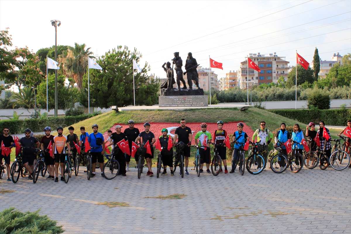 Hatay'da 15 Temmuz kapsamında bisiklet turu düzenlendi