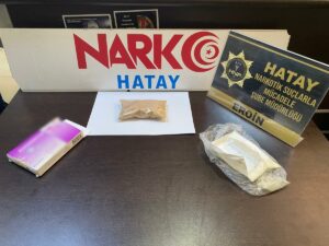 HATAY (AA) – Hatay'ın merkez Antakya ilçesinde ilaç kutusuna gizlenmiş