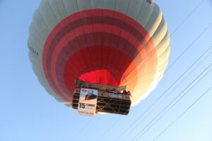 NEVŞEHİR (AA) – Kapadokya'da sıcak hava balonları, 15 Temmuz Demokrasi