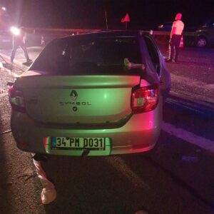 KIRKLARELİ (AA) – Kırklareli'nin Lüleburgaz ilçesinde meydana gelen trafik kazasında