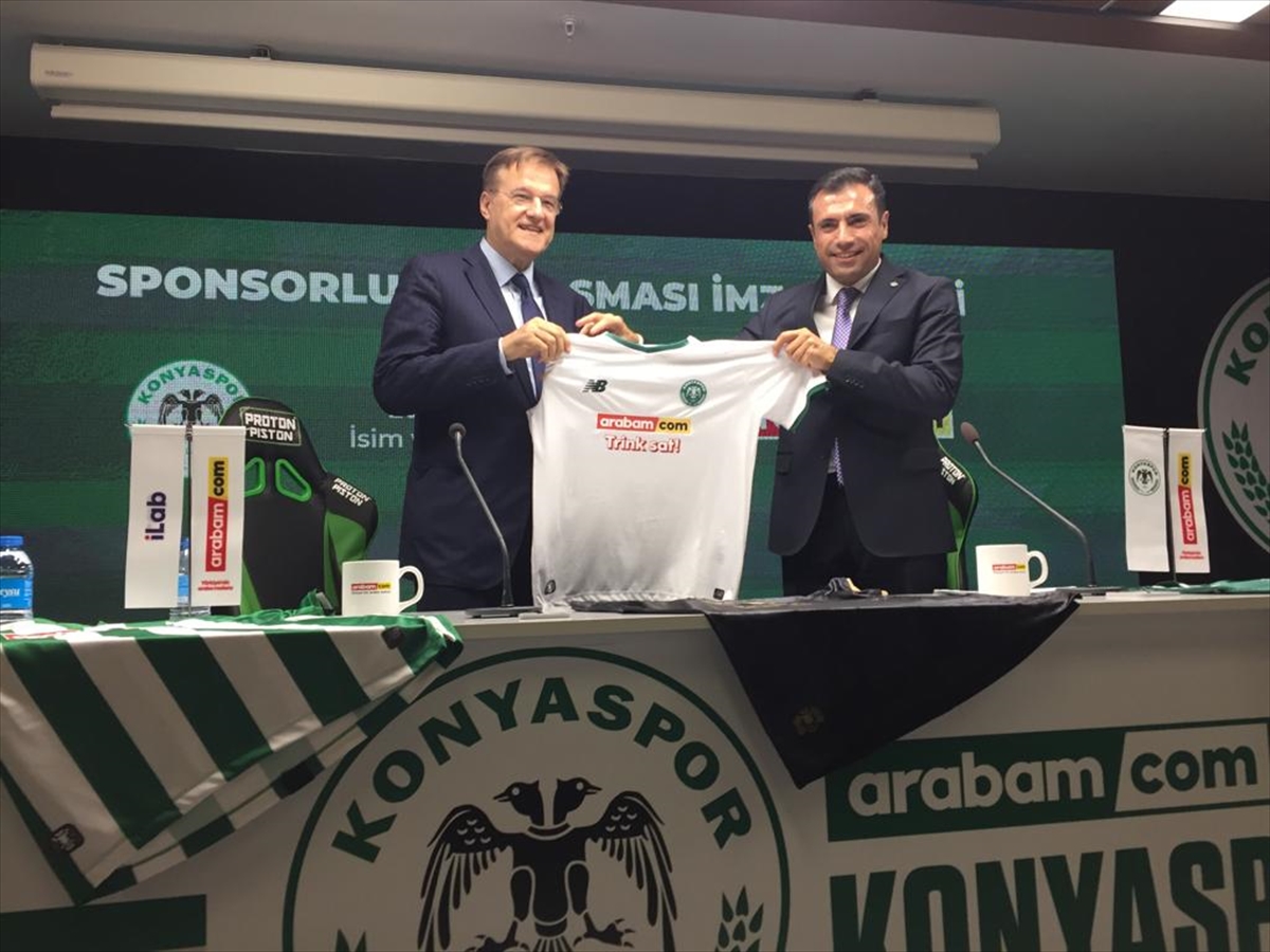 Konyaspor'un yeni sezondaki isim ve forma sponsoru “arabam.com” sitesi oldu