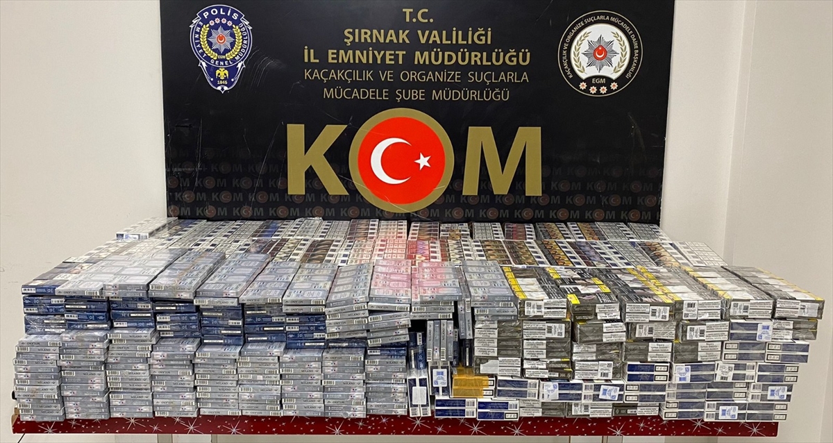Şırnak'ta uyuşturucu ve kaçakçılık operasyonlarında 19 şüpheliden biri tutuklandı