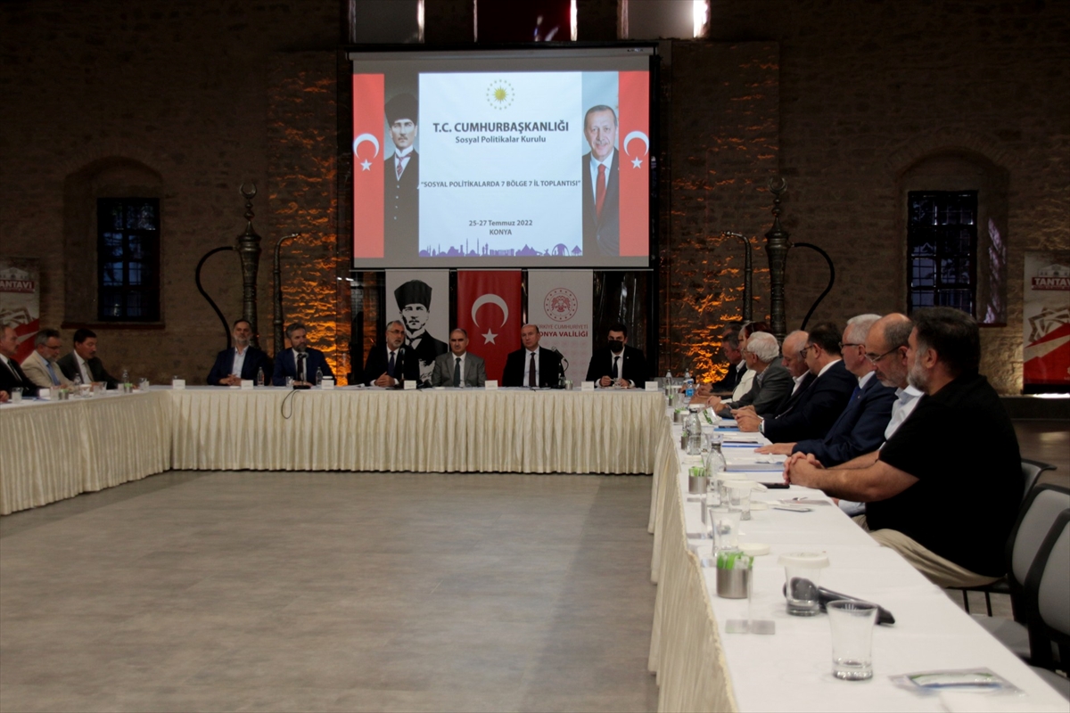 “Sosyal Politikalarda 7 Bölge 7 İl” projesi Konya toplantısı yapıldı