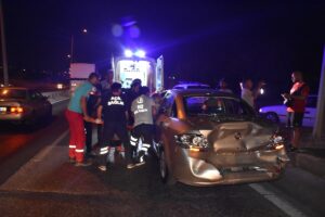 TEKİRDAĞ (AA) – Tekirdağ'ın Çorlu ilçesinde meydana gelen trafik kazasında