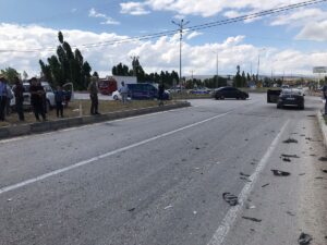 - Kaza anı kameraya yansıdı