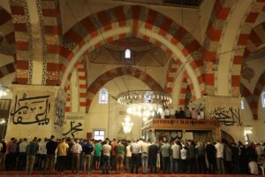 EDİRNE (AA) – Kurban Bayramı namazı dolayısıyla Edirne, Kırklareli ve