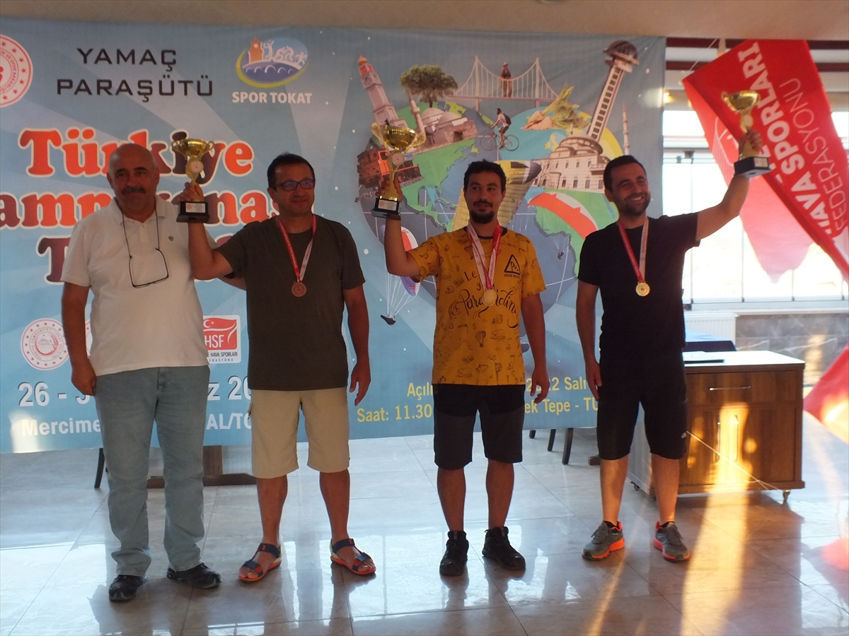 Türkiye Yamaç Paraşütü Mesafe Şampiyonası Tokat'ta sona erdi