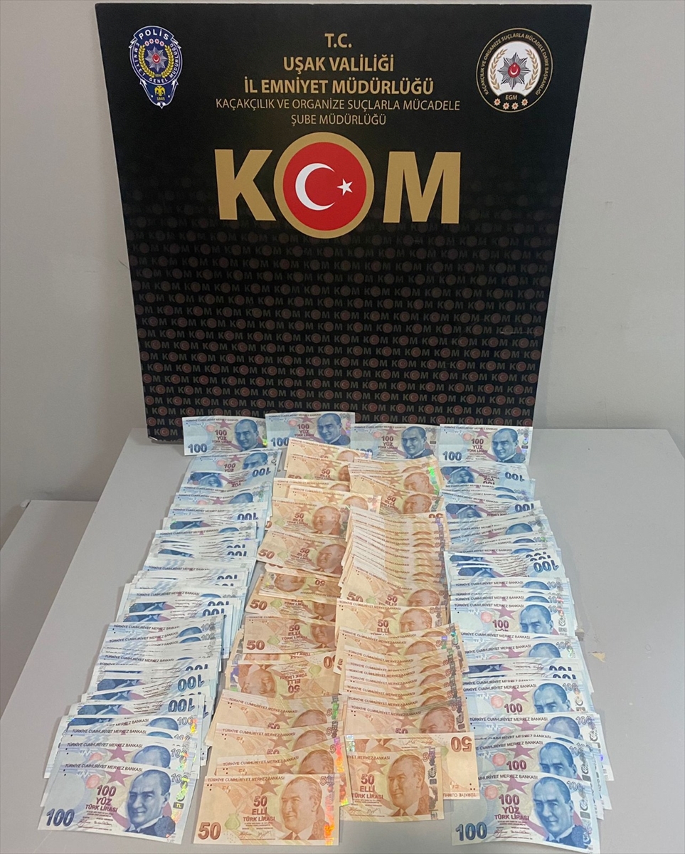 Uşak'ta sahte parayla yakalanan kişi tutuklandı