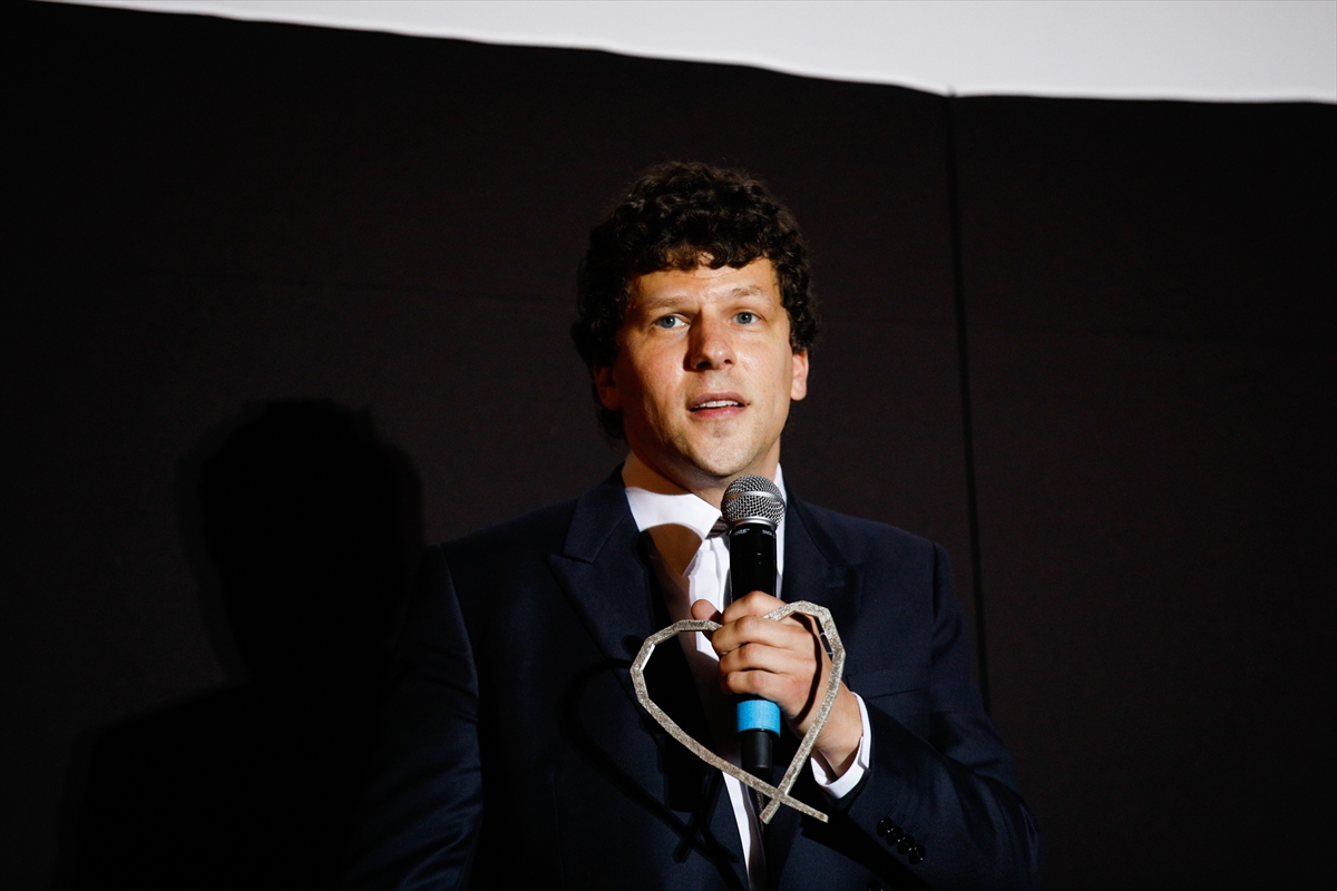 ABD'li oyuncu Jesse Eisenberg'e, “Saraybosna'nın Kalbi” Onur Ödülü verildi