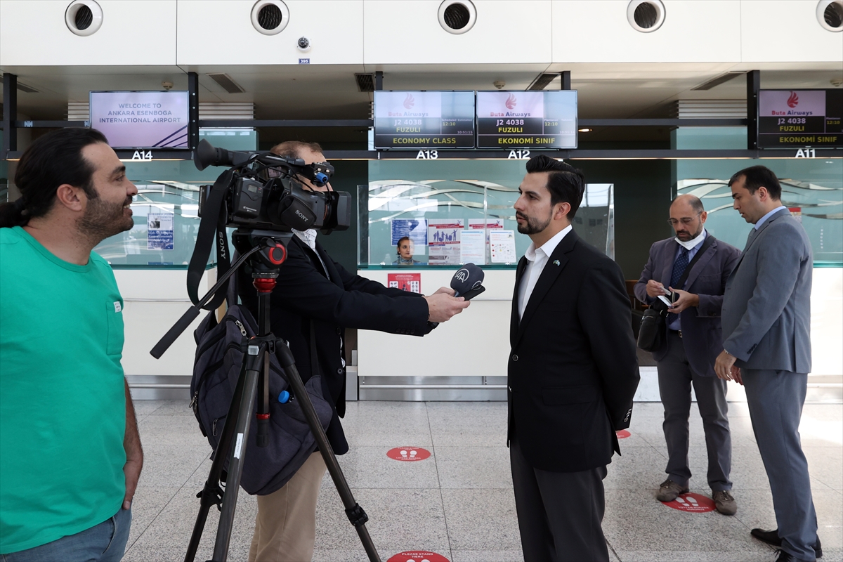 Azerbaycan'a akredite olan Türkiye'deki yabancı diplomatlar, Ankara'dan Karabağ'a gitti