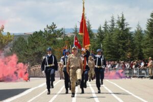 BİLECİK (AA) – Bilecik Jandarma Eğitim Alay Komutanlığı'nda temel askerlik