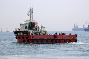 - Denetimi yapılan gemi, Ukrayna'nın Çornomorsk Limanı'na gidecek