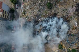 BURSA (AA) – Bursa'da hurdaların bulunduğu alanda çıkan yangının söndürülmesi