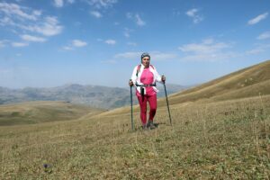 ARDAHAN (AA) – BÜLENT MAVZER – Bursalı dağcı Melek Kıyı