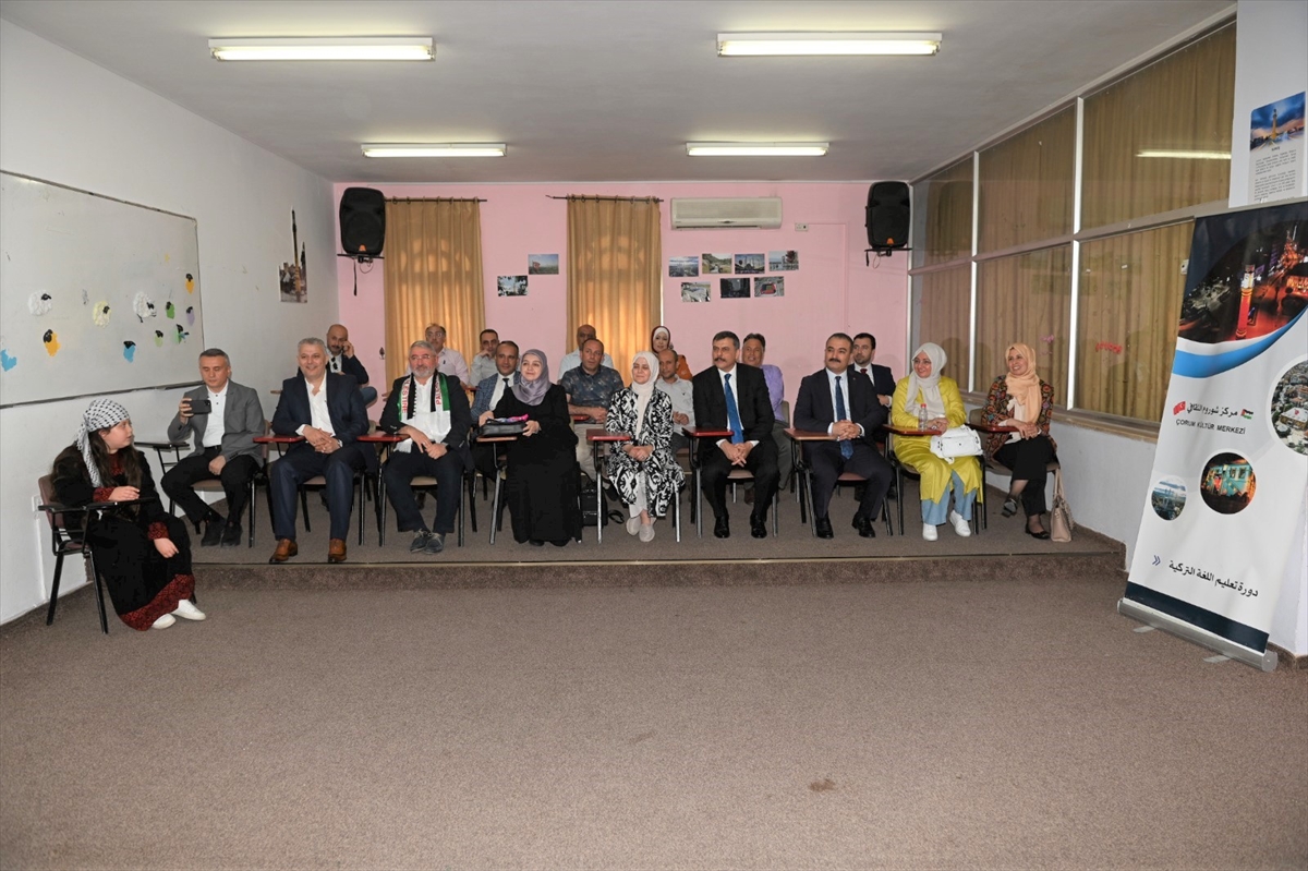Çorum Belediyesi, Filistin'de kültür merkezi açtı